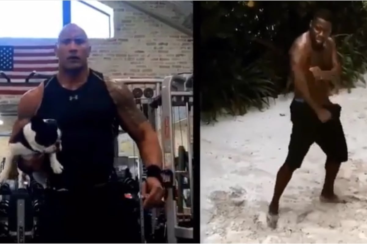 The Rock And Kevin Hart Soliciting Ideas For Mtv Movie Awards Live The Rock And Kevin Hart Soliciting Ideas For Mtv Movie Awards Live