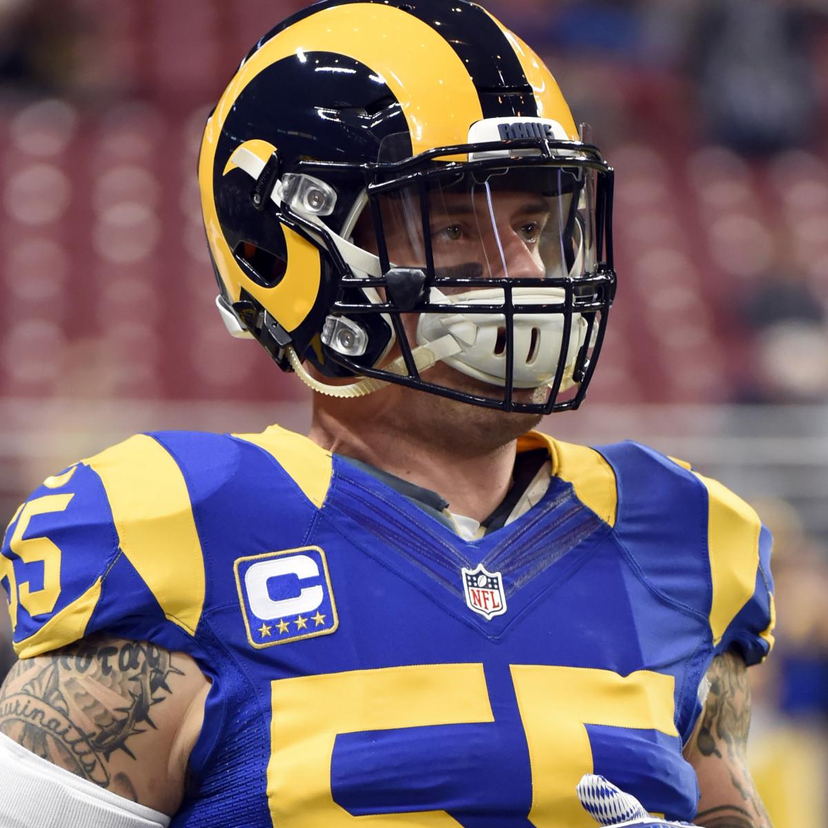 James Laurinaitis Released by Rams Latest Details, Comments, Reaction