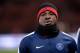 PARIS, FRANCE - FEBRUARY 03: Serge Aurier of Paris Saint-Germain reacts during warmup before the Ligue 1 game between Paris Saint-Germain and FC Lorient at Parc des Princes on February 3, 2016 in Paris, France. (Photo by Aurelien Meunier/Getty Images)