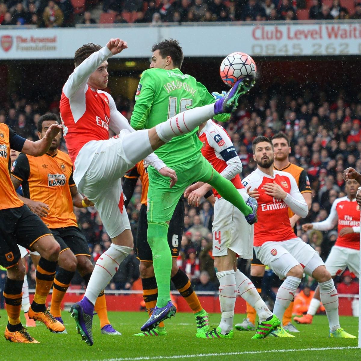 Arsenal vs. Hull City: Score, Reaction from 2016 FA Cup 5th-Round Match | Bleacher ...1200 x 1200