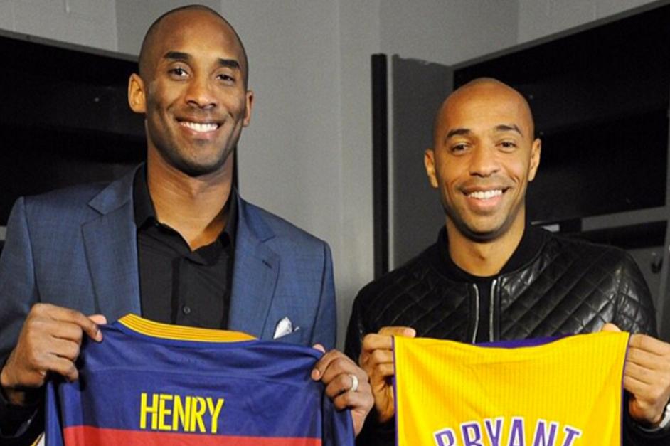 Kobe Bryant reveals to Thierry Henry his love of AC Milan