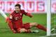 Bayern Munich's Polish striker Robert Lewandowski reacts during the German first division Bundesliga football match FC Augsburg 1907 and FC Bayern Munich in the stadium in Augsburg, on February 14, 2016.
/ AFP / CHRISTOF STACHE (Photo credit should read CHRISTOF STACHE/AFP/Getty Images)