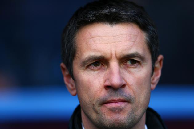 BIRMINGHAM, ENGLAND - FEBRUARY 14:  Remi Garde, Manager of Aston Villa looks on before the Barclays Premier League match between Aston Villa and Liverpool at Villa Park on February 14, 2016 in Birmingham, England.  (Photo by Michael Steele/Getty Images)