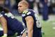 Seattle Seahawks tight end Jimmy Graham stretches on the field before an NFL football game against the Dallas Cowboys on Sunday, Nov. 1, 2015, in Arlington, Texas. (AP Photo/Roger Steinman)