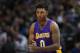 Los Angeles Lakers forward Nick Young (0) in the second half of an NBA basketball game Tuesday, Dec. 22, 2015, in Denver. The Lakers won 111-107. (AP Photo/David Zalubowski)