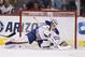 Edmonton Oilers' Anders Nilsson, of Sweden, makes a save on a shot against the Arizona Coyotes during the first period of an NHL hockey game Tuesday, Jan. 12, 2016, in Glendale, Ariz. The Coyotes defeated the Oilers 4-3 in overtime. (AP Photo/Ross D. Franklin)