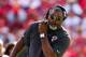 TAMPA, FL - DECEMBER 06: Atlanta Falcons defensive line coach Bryan Cox in action during the game against the Tampa Bay Buccaneers at Raymond James Stadium on December 6, 2015 in Tampa, Florida. (Photo by Rob Foldy/Getty Images)