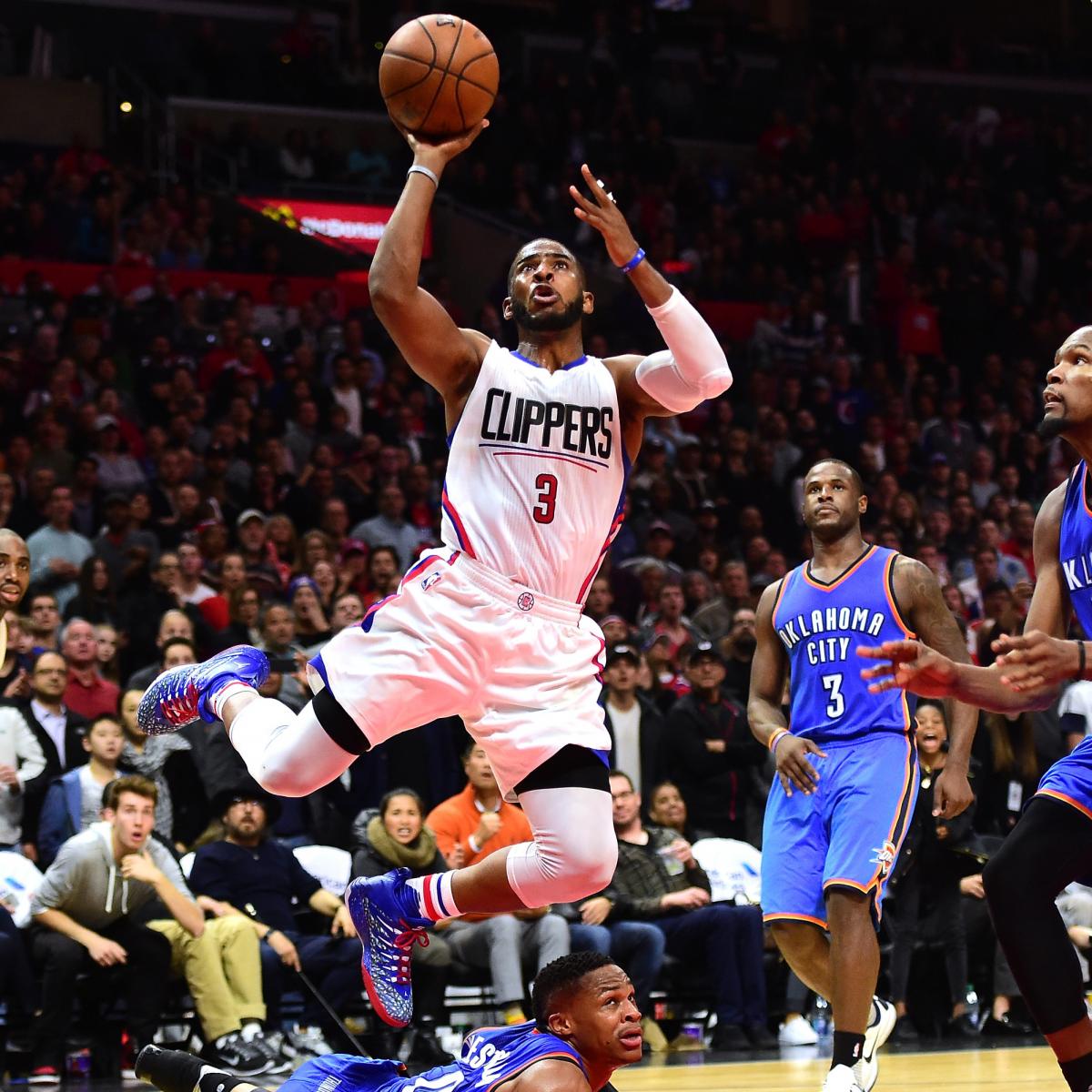 Oklahoma City Thunder vs. Los Angeles Clippers: Live Score, Highlights