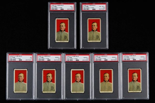 Seven Rare Ty Cobb Baseball Cards Found in Old Paper Bag