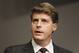 Apr 16, 2014; Hal Steinbrenner speaks at the press conference honoring Nelson Mandela plaque dedication at Yankee Stadium. Mandatory Credit: William Perlman-The Star-Ledger