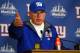 EAST RUTHERFORD, NJ - JANUARY 03: Head coach Tom Coughlin of the New York Giants speaks to the media after their loss to the Philadelphia Eagles at MetLife Stadium on January 3, 2016 in East Rutherford, New Jersey. (Photo by Al Bello/Getty Images)