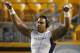 Houston Texans guard Brandon Brooks (79) wears Bose headphones as he warms up before the NFL football game against the Pittsburgh Steelers, Monday, Oct. 20, 2014 in Pittsburgh. (AP Photo/Gene J. Puskar)