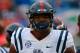 Oct 3, 2015; Gainesville, FL, USA; Mississippi Rebels defensive tackle Breeland Speaks (9) works out prior to the game at Ben Hill Griffin Stadium. Mandatory Credit: Kim Klement-USA TODAY Sports