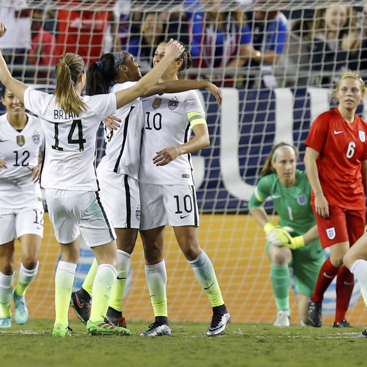 USA vs. France Women's Soccer: SheBelieves Cup 2016 Live ...