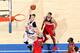 NEW YORK, NY - FEBRUARY 9: Kristaps Porzingis #6 of the New York Knicks goes up for a dunk against the Washington Wizards on February 9, 2016 at Madison Square Garden in New York City, New York. NOTE TO USER: User expressly acknowledges and agrees that, by downloading and or using this photograph, User is consenting to the terms and conditions of the Getty Images License Agreement. Mandatory Copyright Notice: Copyright 2016 NBAE (Photo by Nathaniel S. Butler/NBAE via Getty Images)