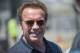 Jun 28, 2015; Sonoma, CA, USA; Actor and politician Arnold Schwarzenegger smiles for fans before the Toyota/SaveMart 350 at Sonoma Raceway. Mandatory Credit: Ed Szczepanski-USA TODAY Sports