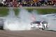 LAS VEGAS, NV - MARCH 06: Brad Keselowski, driver of the #2 Miller Lite Ford, celebrates with a burnout after winning the NASCAR Sprint Cup Series Kobalt 400 at Las Vegas Motor Speedway on March 6, 2016 in Las Vegas, Nevada. (Photo by Todd Warshaw/Getty Images)