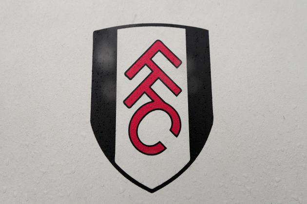 LONDON, ENGLAND - AUGUST 24:  A general view of the Fulham crest ahead of the Barclays Premier League match between Fulham and Arsenal at Craven Cottage on August 24, 2013 in London, England.  (Photo by Jamie McDonald/Getty Images)