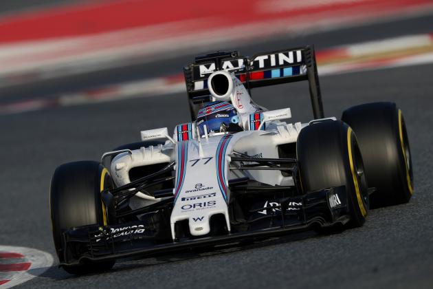 MONTMELO, SPAIN - FEBRUARY 23: Valtteri Bottas of Finland and Williams drives during day two of F1 winter testing at Circuit de Catalunya on February 23, 2016 in Montmelo, Spain. (Photo by Mark Thompson/Getty Images)