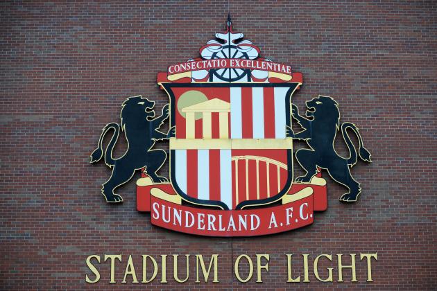 SUNDERLAND, ENGLAND - NOVEMBER 29:  A general view of the club crest prior to the Barclays Premier League match between Sunderland and Chelsea at Stadium of Light on November 29, 2014 in Sunderland, England.  (Photo by Tony Marshall/Getty Images)