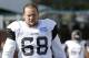 Jacksonville Jaguars guard Zane Beadles during practice at NFL football training camp, Wednesday, Aug. 5, 2015, in Jacksonville, Fla. (AP Photo/John Raoux)