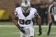 Oakland Raiders wide receiver Rod Streater (80) runs a pattern during the second half of a preseason NFL football game against the Minnesota Vikings, Saturday, Aug. 22, 2015, in Minneapolis. (AP Photo/Andy King)