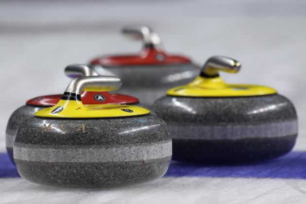 LONDON, CANADA - MARCH 13:  A view of the Gold medal game between Team Ontario and Team Manitoba in the 2011 Tim Hortons Brier Canadian Men's Curling Championship on March 13, 2011 at the John Labatt Centre in London, Canada. Team Manitoba defeated Team Ontario 8-6 to win the Gold medal and Brier Championship. (Photo by Claus Andersen/Getty Images)