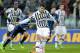 Juventus' Alvaro Morata scores his side's second goal on a penalty kick, during a Serie A soccer match against Inter Milan, at the Juventus stadium, in Turin, Italy, Sunday, Feb. 28, 2016. (AP Photo/Massimo Pinca)