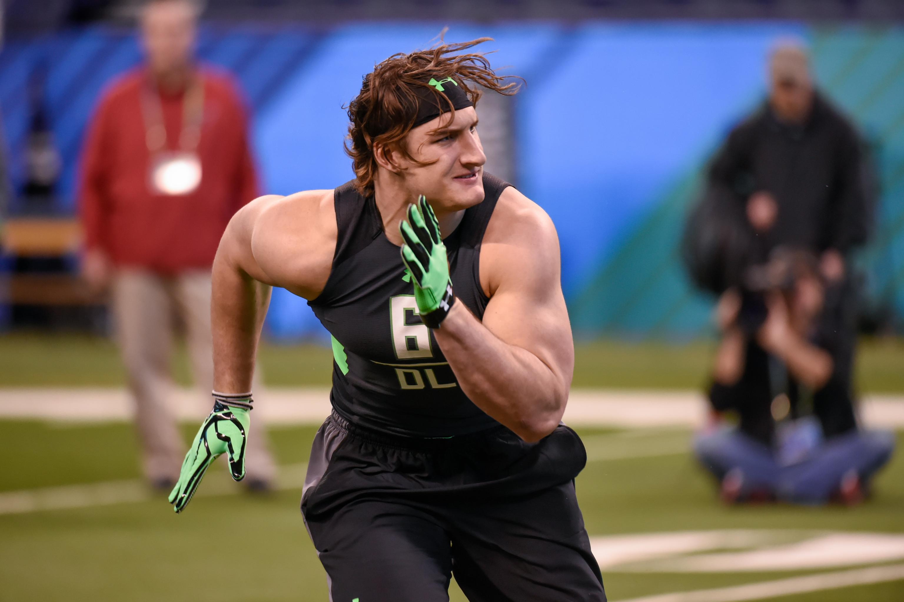 Joey Bosa at Ohio State Pro Day 2016: Photos, Video Highlights and