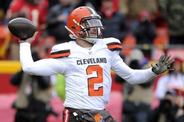 Browns Won't Cut Johnny Manziel Today