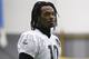 Pittsburgh Steelers wide receiver Martavis Bryant (10) warms up during an NFL practice in Pittsburgh, Friday, Jan. 15, 2016. (AP Photo/Keith Srakocic)