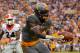 Oct 10, 2015; Knoxville, TN, USA; Tennessee Volunteers wide receiver Preston Williams (7) misses a catch during the second half against the Georgia Bulldogs at Neyland Stadium. Tennessee won 38 to 31. Mandatory Credit: Randy Sartin-USA TODAY Sports