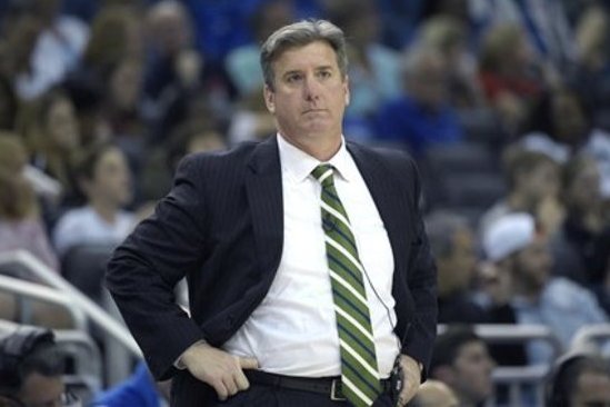 Tulane head coach Ed Conroy watches from the sideline during the first half of an NCAA college basketball game against Memphis in the semifinals of the American Athletic Conference men's tournament in Orlando, Fla., Saturday, March 12, 2016. (AP Photo/Phelan M. Ebenhack)