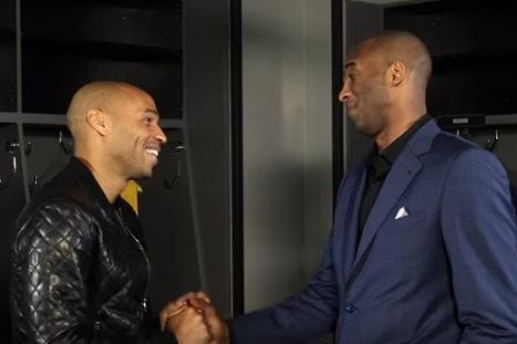 Kobe Bryant reveals to Thierry Henry his love of AC Milan, The Independent