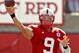 Nebraska quarterback Sam Keller throws a pass against Ball State in the second half of their college football game, in Lincoln, Neb., Saturday, Sept. 22, 2007. Nebraska beat Ball State 41-40.(AP Photo/Dave Weaver)