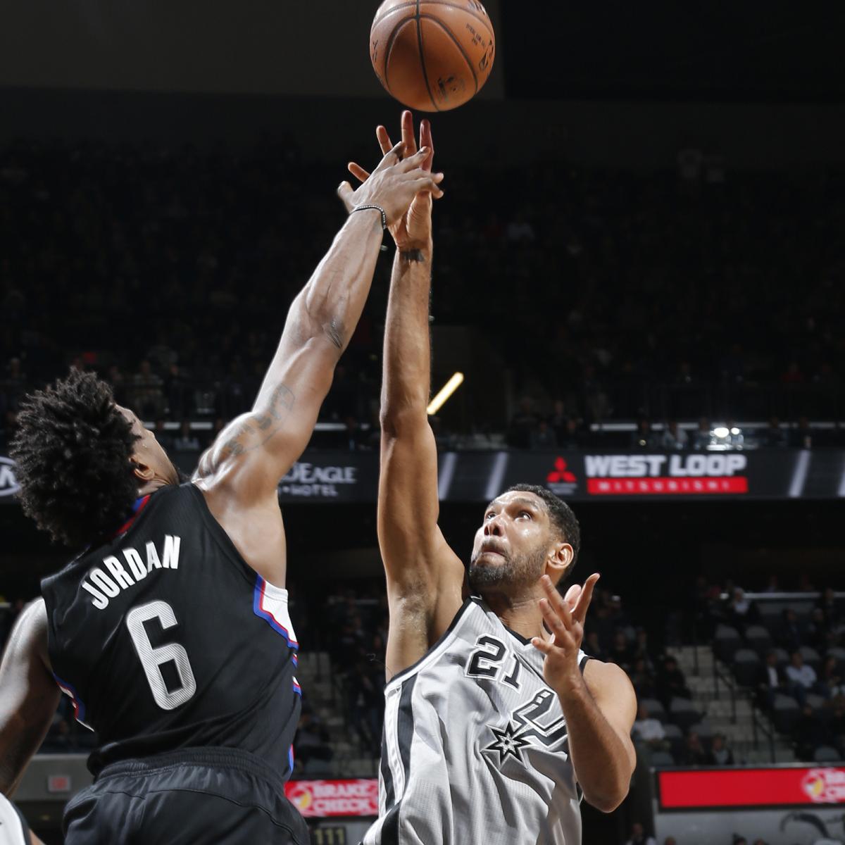 Los Angeles Clippers vs. San Antonio Spurs: Live Score, Highlights and 