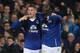 LIVERPOOL, ENGLAND - MARCH 12: Romelu Lukaku (R) of Everton celebrates scoring his team's second goal with his team mate Ross Barkley (L) during the Emirates FA Cup sixth round match between Everton and Chelsea at Goodison Park on March 12, 2016 in Liverpool, England. (Photo by Chris Brunskill/Getty Images)