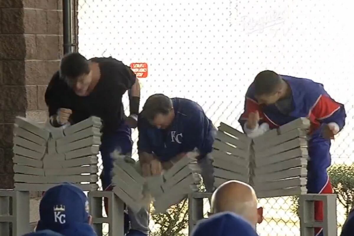 Royals Manager Ned Yost Displays Power by Breaking Bricks with Bare