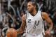 SAN ANTONIO, TX - MARCH 19: Kawhi Leonard