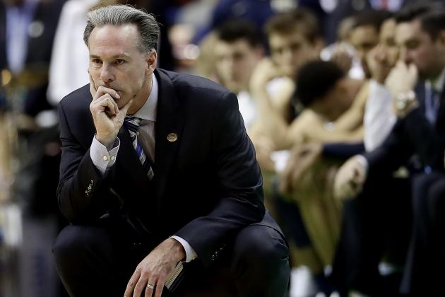 Pittsburgh coach Jamie Dixon watches the final moments of a first-round men's college basketball game against Wisconsin in the NCAA Tournament, Friday, March 18, 2016, in St. Louis. Wisconsin won 47-43. (AP Photo/Charlie Riedel)