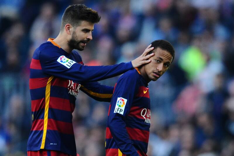 Image result for gerard pique and neymar