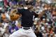 Detroit Tigers' Daniel Norris pitches against the New York Mets in the first inning of a spring training baseball game, Monday, March 14, 2016, in Lakeland, Fla. (AP Photo/John Raoux)