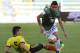 Bolivia's Rudy Cardozo (R) and Colombia's Guillermo Celis vie for the ball during their Russia 2018 FIFA World Cup South American Qualifiers' football match, in La Paz on March 24, 2016. AFP PHOTO / JORGE BERNAL / AFP / JORGE BERNAL (Photo credit should read JORGE BERNAL/AFP/Getty Images)