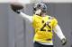 Pittsburgh Steelers defensive back Brandon Boykin (25) takes part in drills during an NFL practice in Pittsburgh, Friday, Jan. 15, 2016. (AP Photo/Keith Srakocic)