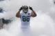 Jacksonville Jaguars tight end Clay Harbor runs on the field before an NFL football game against the Carolina Panthers in Jacksonville, Fla., Sunday, Sept. 13, 2015.(AP Photo/Stephen B. Morton)