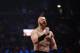 NEW YORK, NY - AUGUST 23: Sheamus talks to the audience at the WWE SummerSlam 2015 at Barclays Center of Brooklyn on August 23, 2015 in New York City. (Photo by JP Yim/Getty Images)