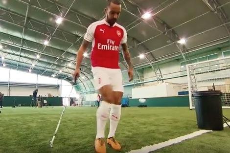Theo Walcott Shows Off Golf Ball Juggling Skills Ahead of the Masters