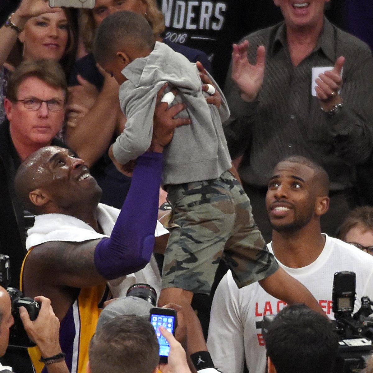 Kobe Bryant And Chris Paul Share A Moment After Mamba S Final Game Vs Clippers Bleacher Report Latest News Videos And Highlights