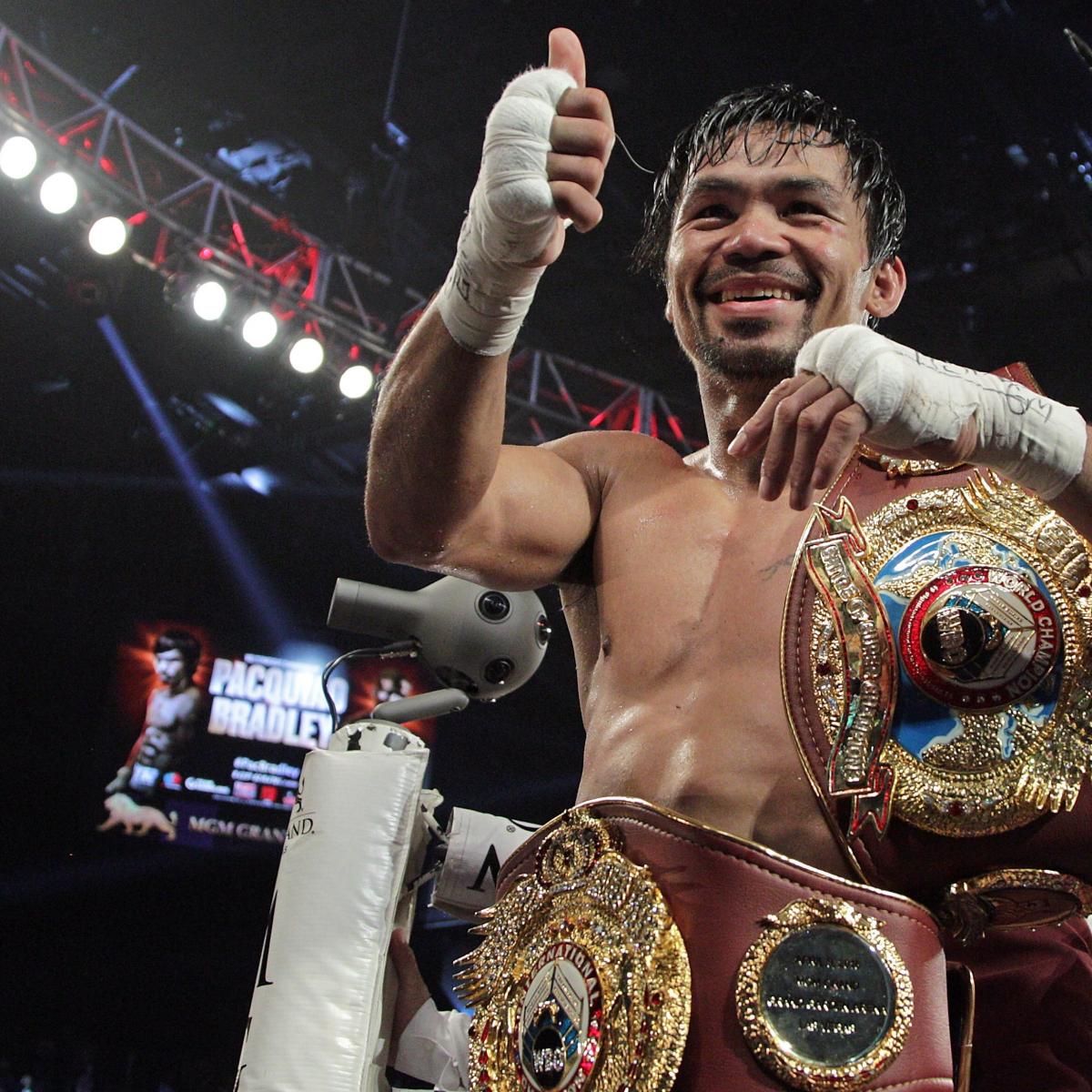 Manny Pacquiao's Next Fight Best Opponents for Potential Next Bout
