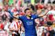 Jamie Vardy's brace takes Leicester City to within three wins of the Premier League title.